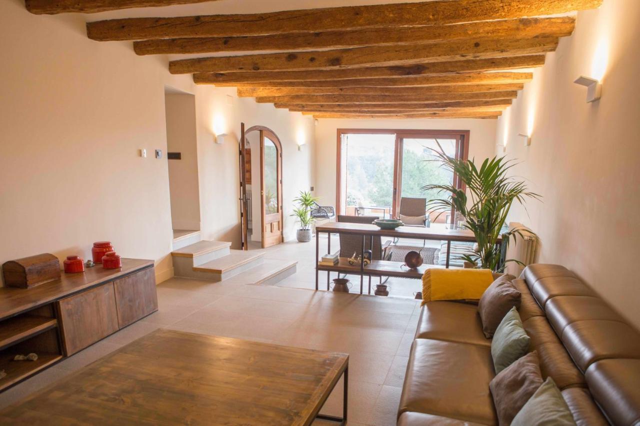 Casa Rural Masia Les Apieres El Pla de Manlleu Exterior foto
